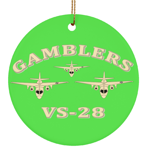 VS 28 7 Ornament Ceramic - Circle