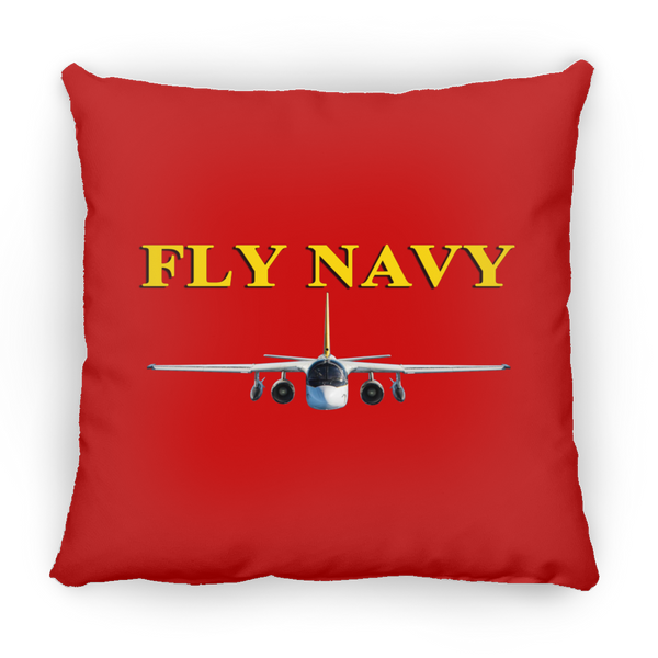 Fly Navy S-3 4 Pillow - Square - 18x18