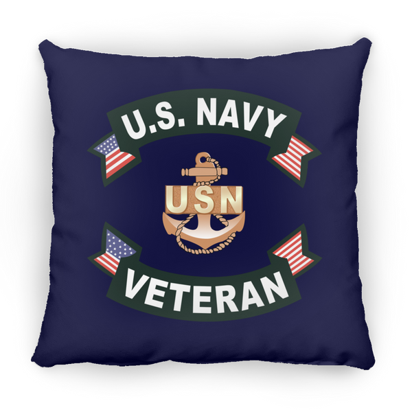 Navy Vet 1 Pillow - Square - 18x18