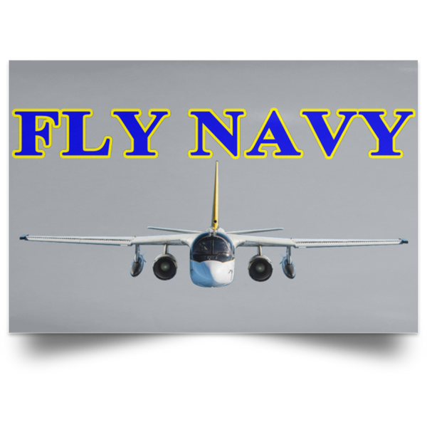 Fly Navy S-3 2 Poster – Landscape