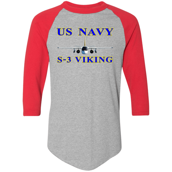 US Navy S-3 1 Colorblock Raglan Jersey