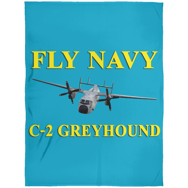 Fly Navy C-2 3 Blanket - Arctic Fleece Blanket 60x80