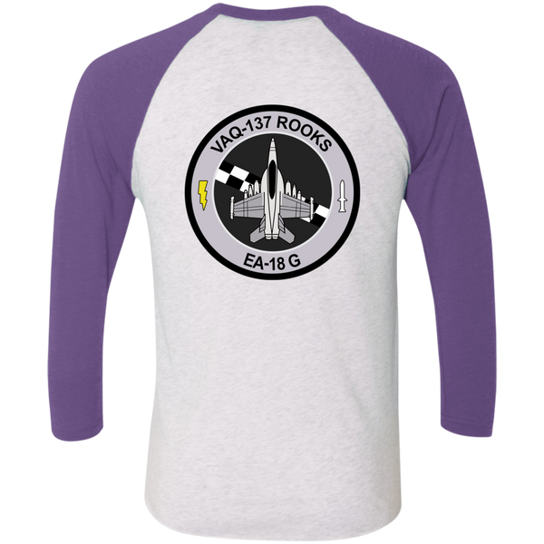 VAQ 137 5c Baseball Raglan T-Shirt