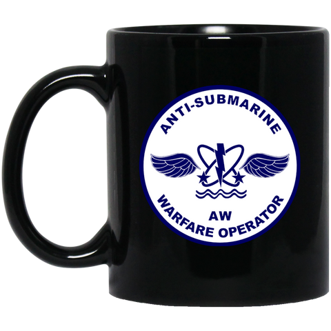 AW 01 Black Mug - 11oz