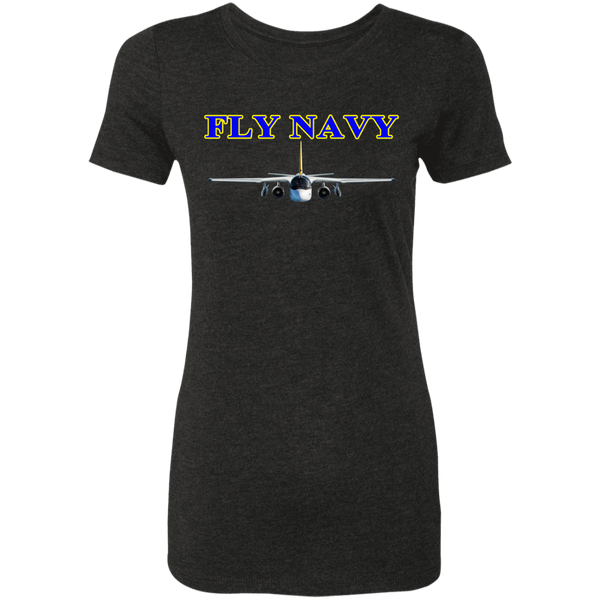 Fly Navy S-3 2 Ladies' Triblend T-Shirt