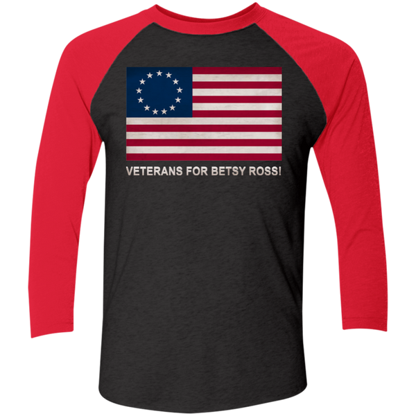 Betsy Ross Vets 2 Baseball Raglan T-Shirt