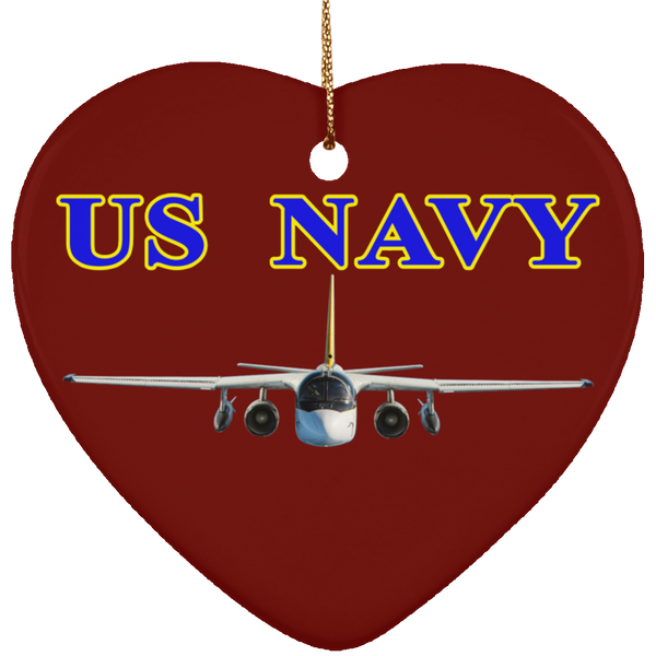 US Navy S-3 2 Ornament - Heart