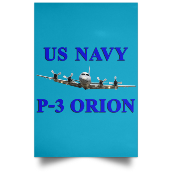 US Navy P-3 1 Poster - Portrait