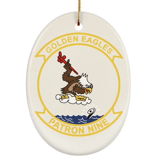 VP 09 8 Ornament Ceramic - Oval