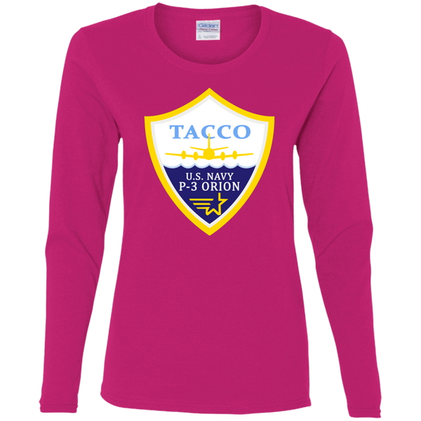 P-3 Orion 3 TACCO Ladies' Cotton LS T-Shirt