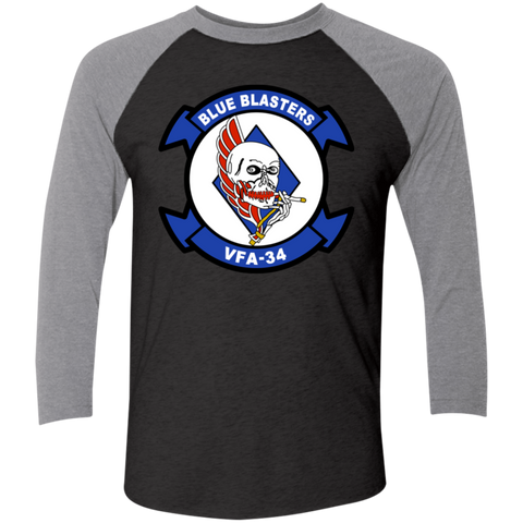 VFA 34 2 Baseball Raglan T-Shirt