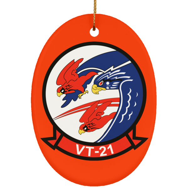 VT 21 3 Ornament Ceramic - Oval