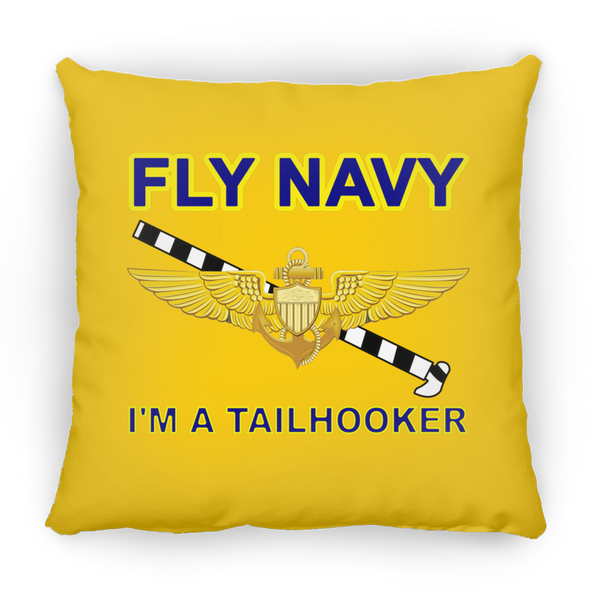 Fly Navy Tailhooker 1 Pillow - Square - 14x14