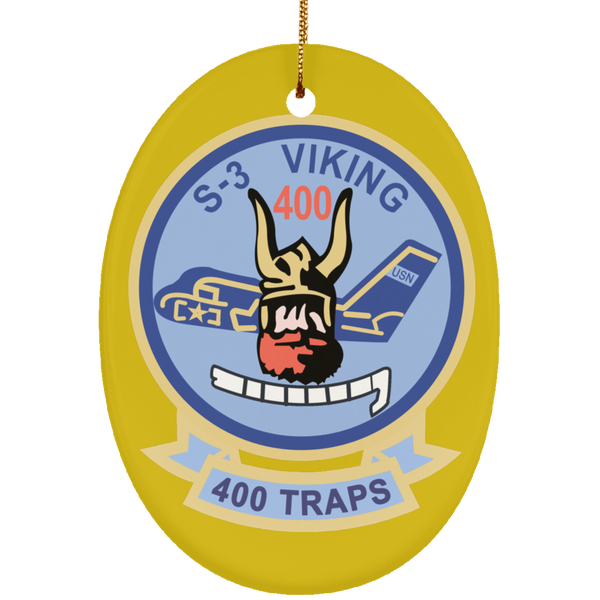 S-3 Viking 6 Ornament - Oval