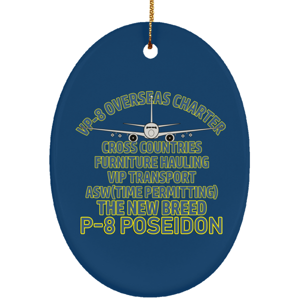 VP 08 3 Ornament - Ceramic Oval