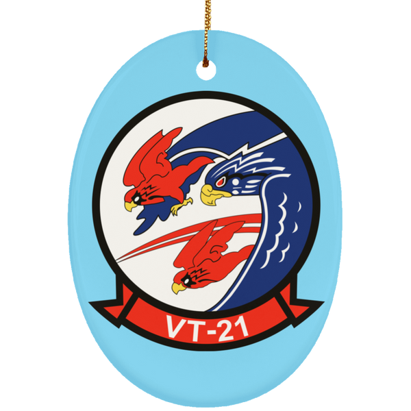 VT 21 3 Ornament Ceramic - Oval