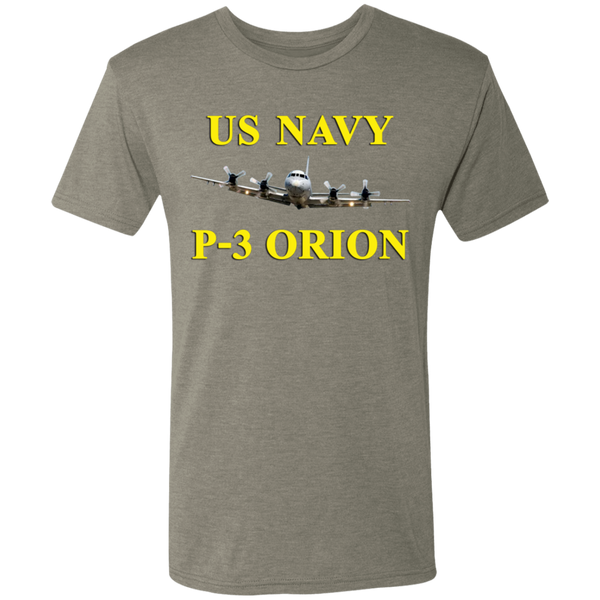 US Navy P-3 3 Triblend T-Shirt
