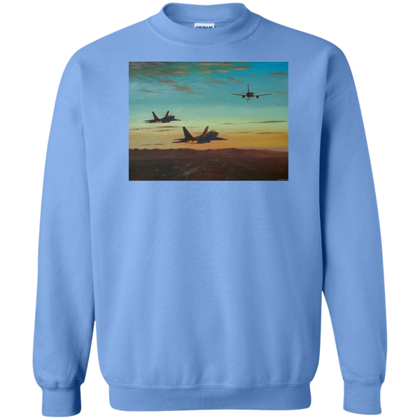 Time To Refuel Crewneck Pullover Sweatshirt