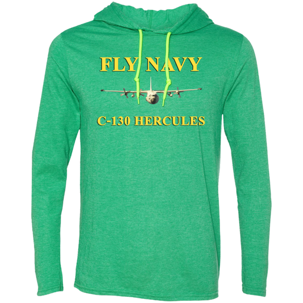 Fly Navy C-130 3 LS T-Shirt Hoodie