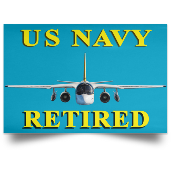 Navy Retired 2 Poster - Landscape