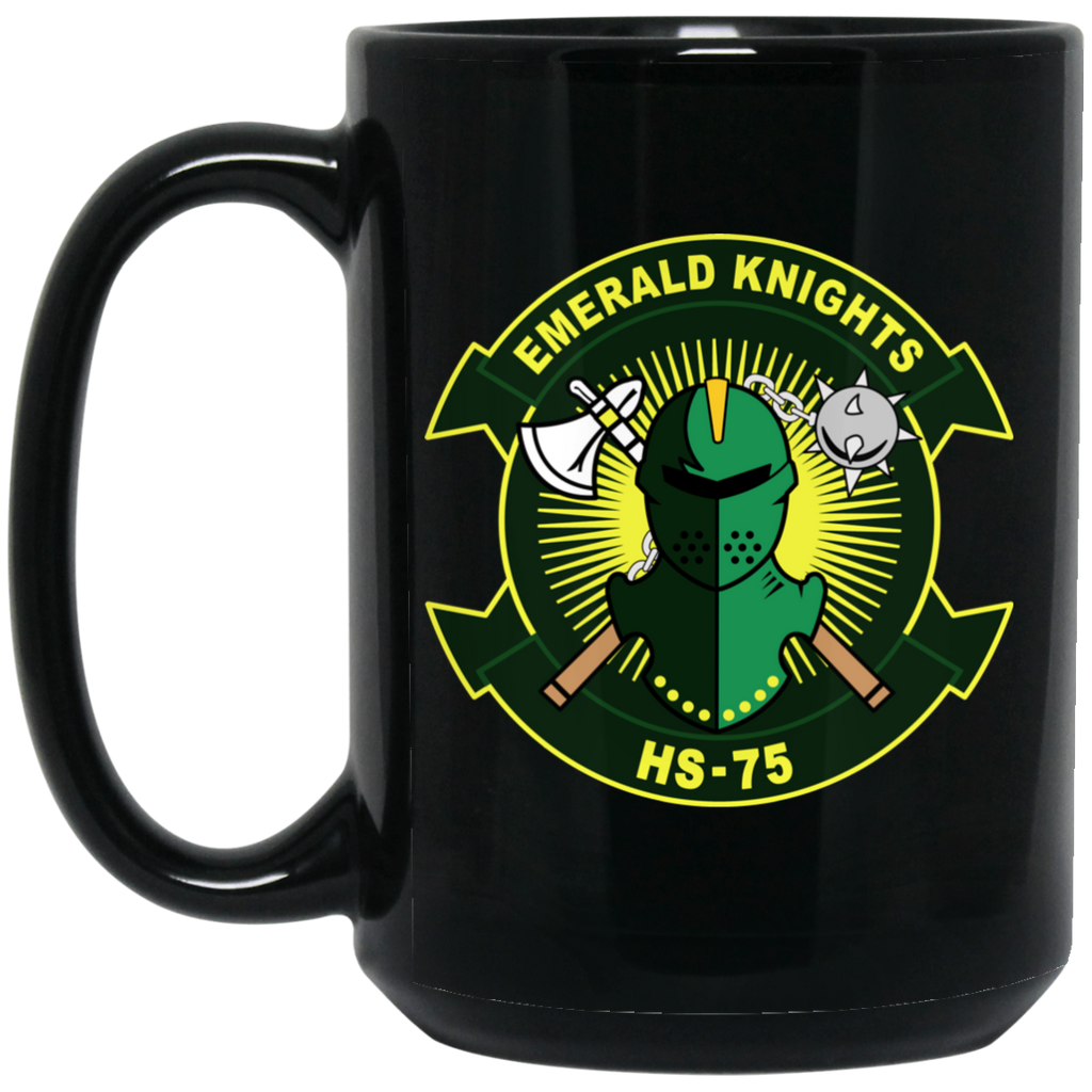 HS 75 2 Black Mug - 15oz