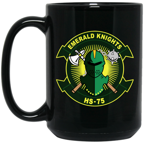 HS 75 2 Black Mug - 15oz