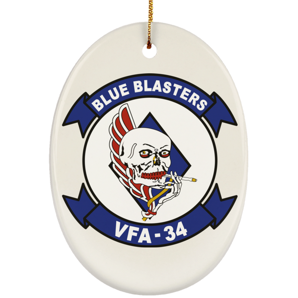 VFA 34 1 Ornament Ceramic - Oval