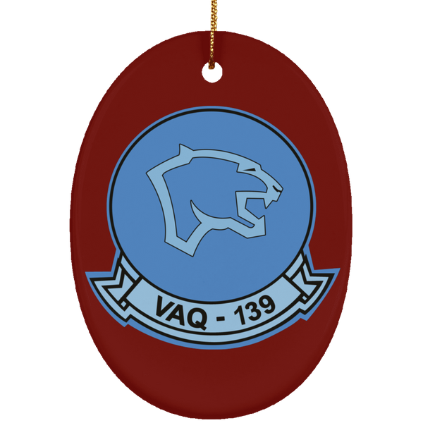 VAQ 139 1 Ornament Ceramic - Oval