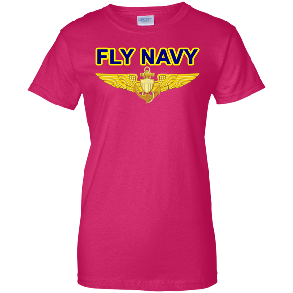 Fly Navy Aviator Ladies' Cotton T-Shirt