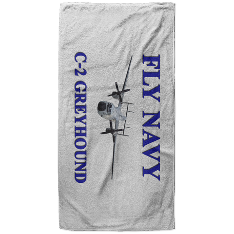 Fly Navy C-2 1 Beach Towel - 37x74