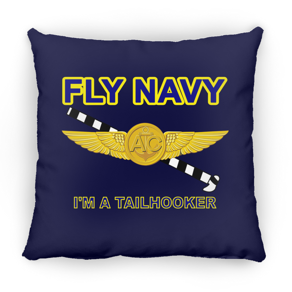 Fly Navy Tailhooker 2 Pillow - Square - 14x14