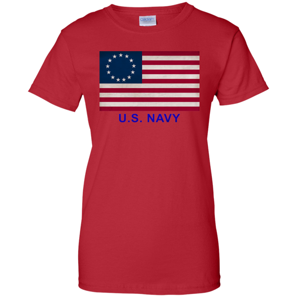 Betsy Ross USN 1 Ladies' Cotton T-Shirt