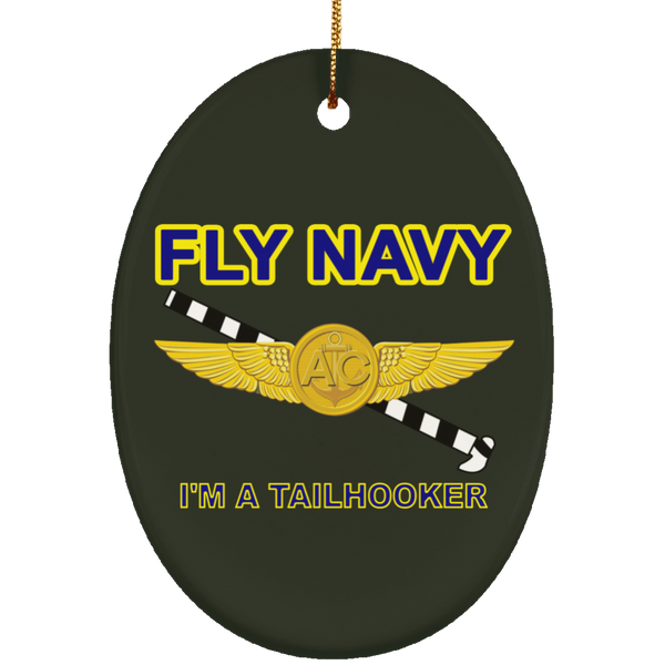 Fly Navy Tailhooker 2 Ornament - Oval