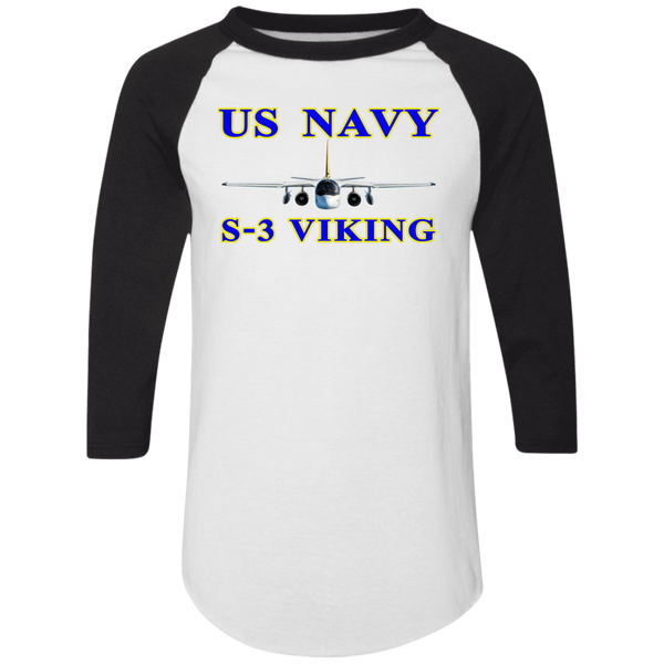 US Navy S-3 1 Colorblock Raglan Jersey