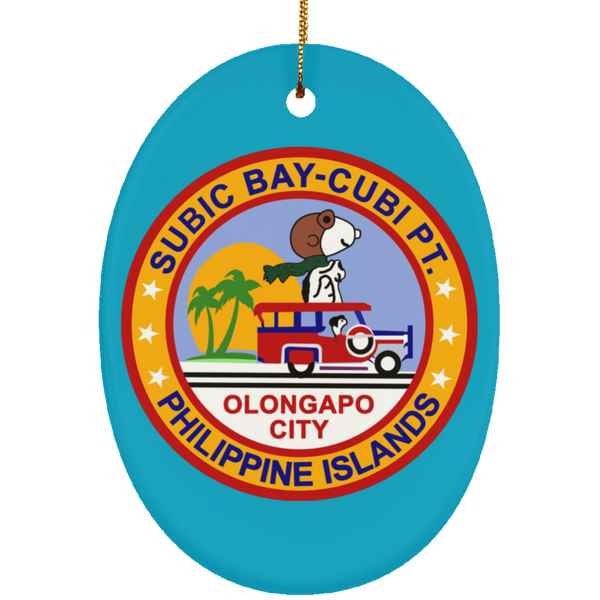 Subic Cubi Pt 01 Ornament - Oval