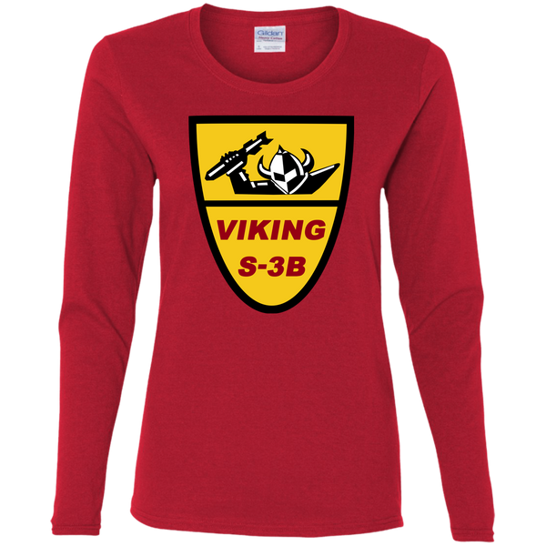 S-3 Viking 1 Ladies' Cotton LS T-Shirt