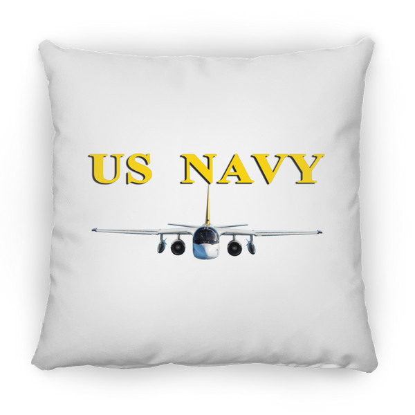 US Navy S-3 4 Pillow - Square - 18x18