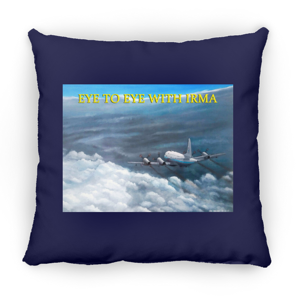 Eye To Eye With Irma 1 Pillow - Square - 18x18