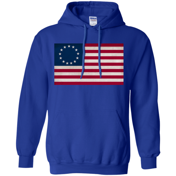 Betsy Ross Flag Pullover Hoodie