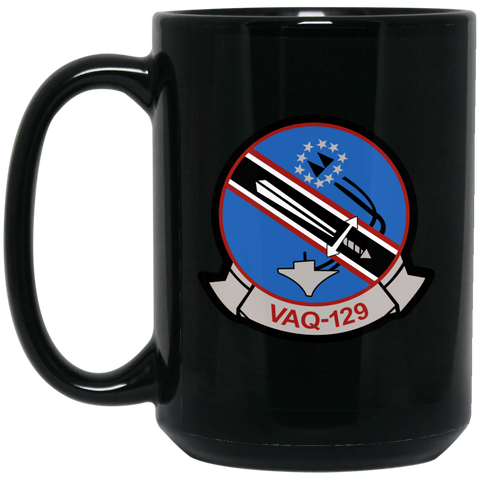 VAQ 129 3 Black Mug - 15oz