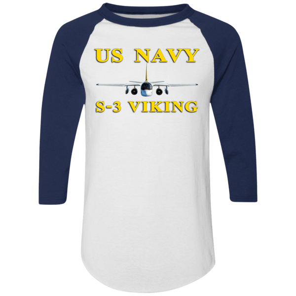 US Navy S-3 3 Colorblock Raglan Jersey