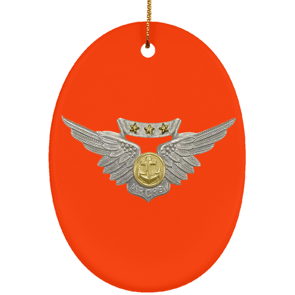 Combat Air 1 Ornament - Oval