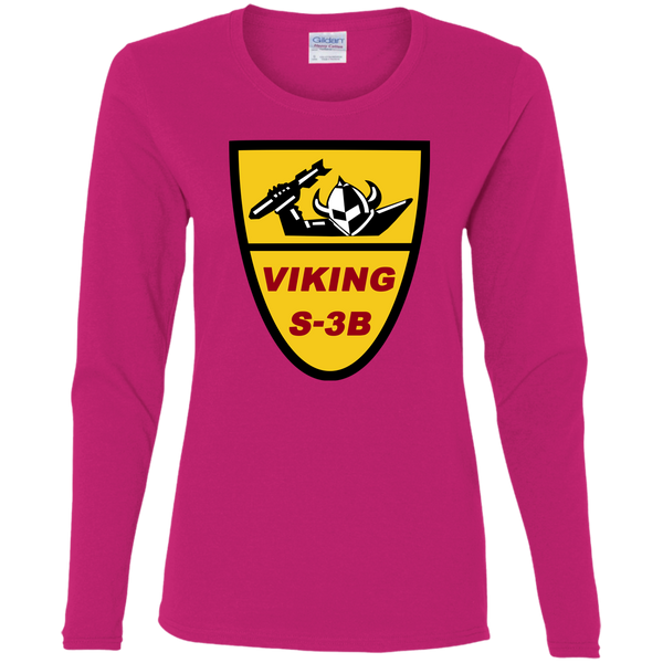 S-3 Viking 1 Ladies' Cotton LS T-Shirt