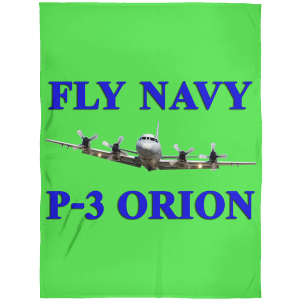 Fly Navy P-3 1 Blanket - Arctic Fleece Blanket 60x80