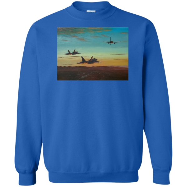 Time To Refuel Crewneck Pullover Sweatshirt