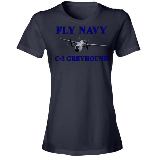 Fly Navy C-2 1 Ladies' Lightweight T-Shirt