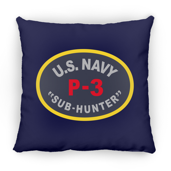 P-3 Sub Hunter Pillow - Square - 18x18