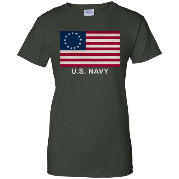 Betsy Ross USN 2 Ladies' Cotton T-Shirt