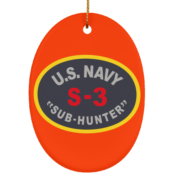 S-3 Sub Hunter Ornament - Oval