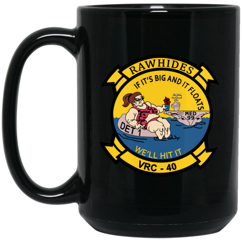 VRC 40 Det 1 2 Black Mug - 15oz